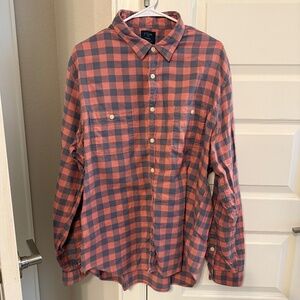 J Crew Mens Flannel Standard Fit